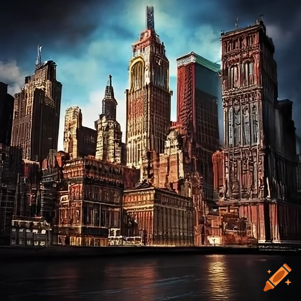 Steampunk new york city on Craiyon