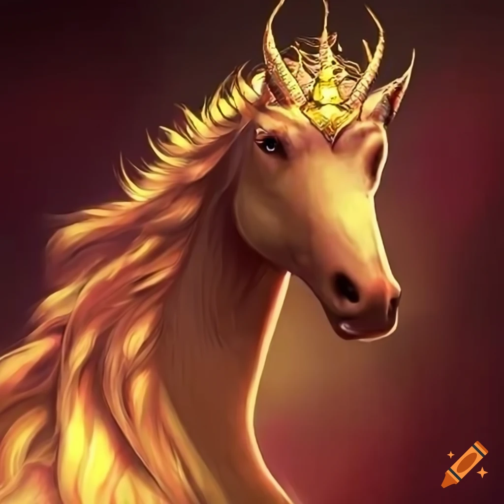 King of unicorns on Craiyon