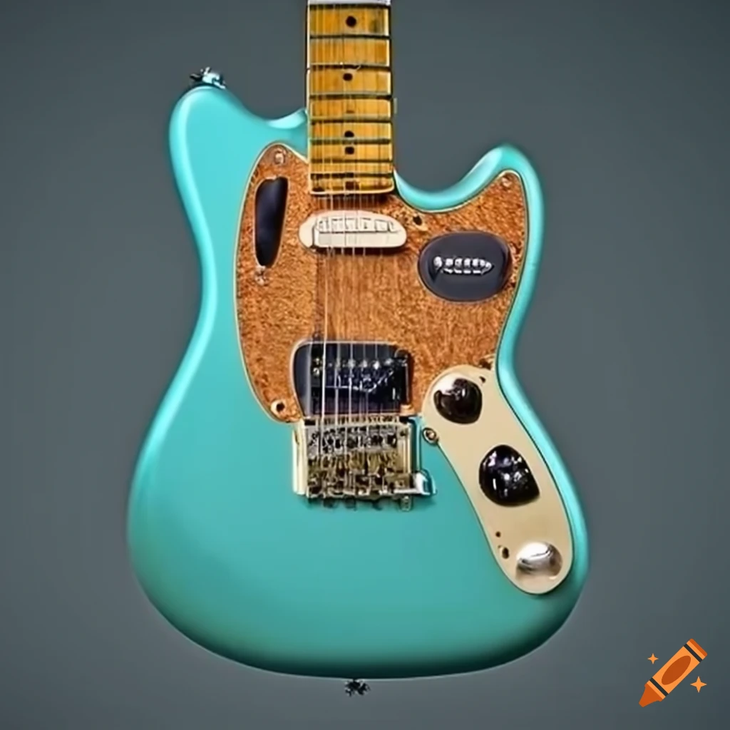 Fender Mustang and Fender Telecaster hybrid guitar