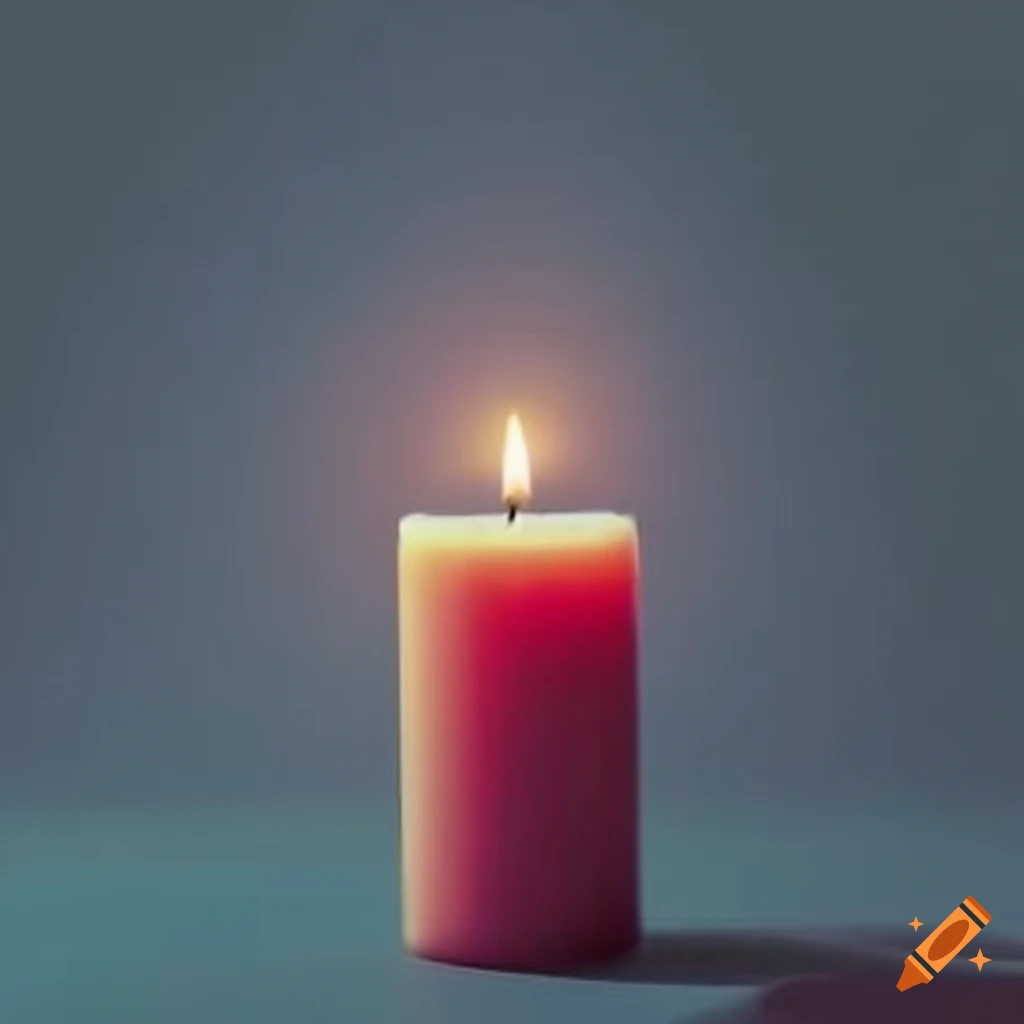 View of a graduation ceremony with candles