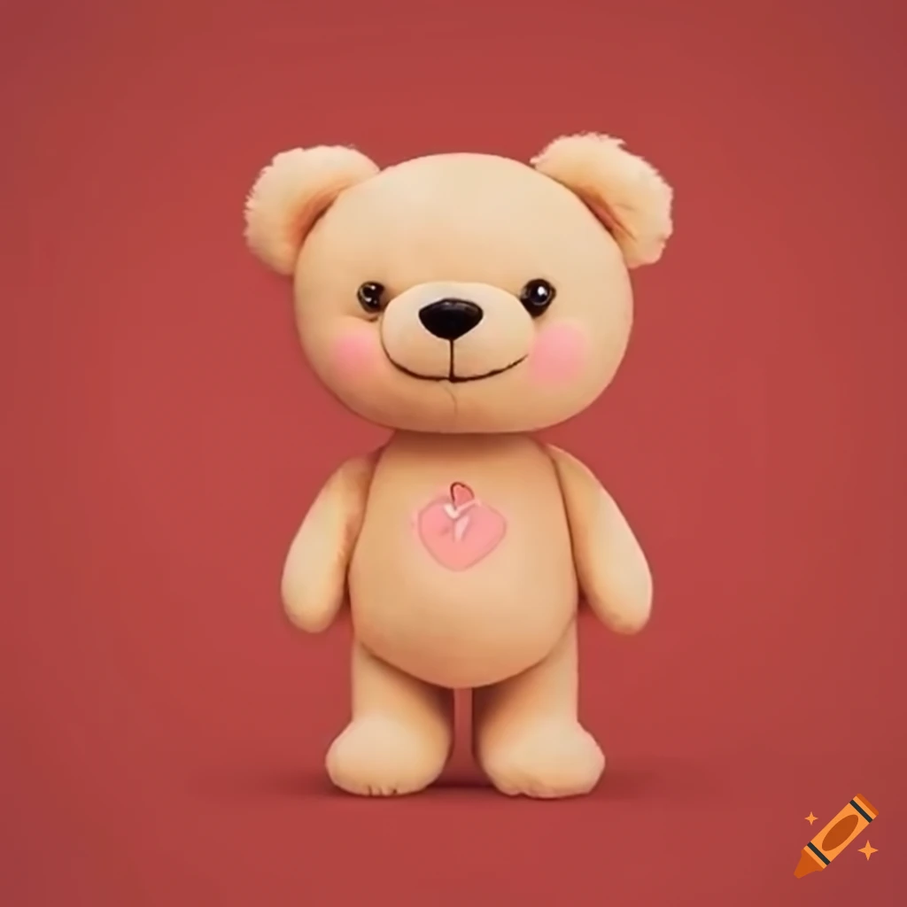 Smiling cute teddy bear