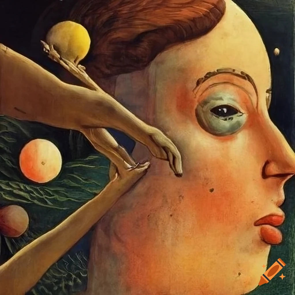 Science fiction pulp magazine cover with a nonbinary human in a futuristic setting
