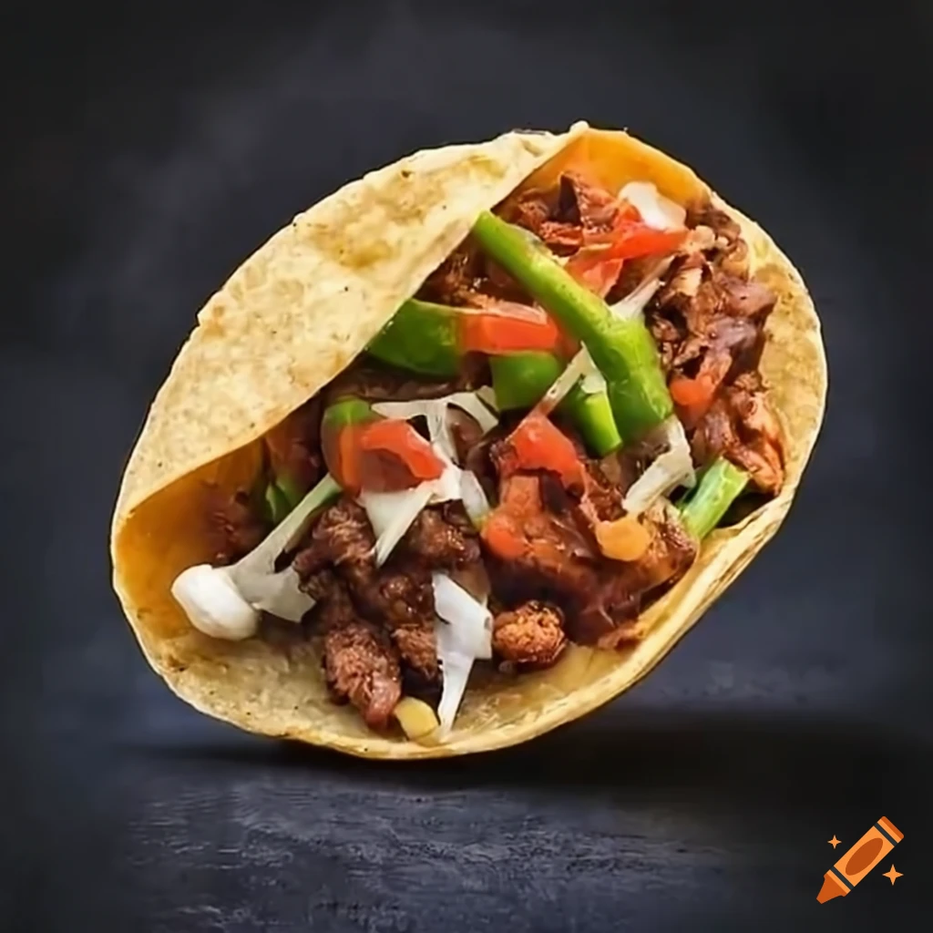 The Rock Strong Taco with hard shell and spice