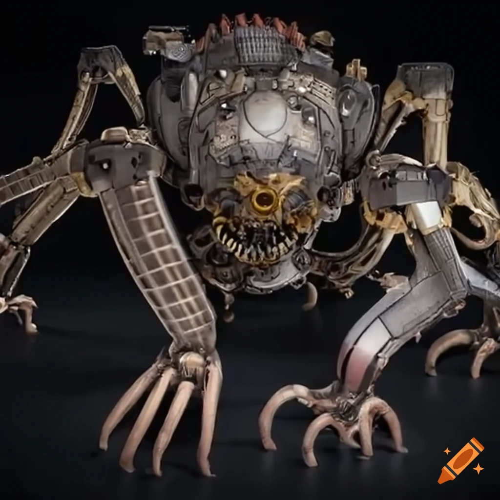 Kraken-inspired robo mech