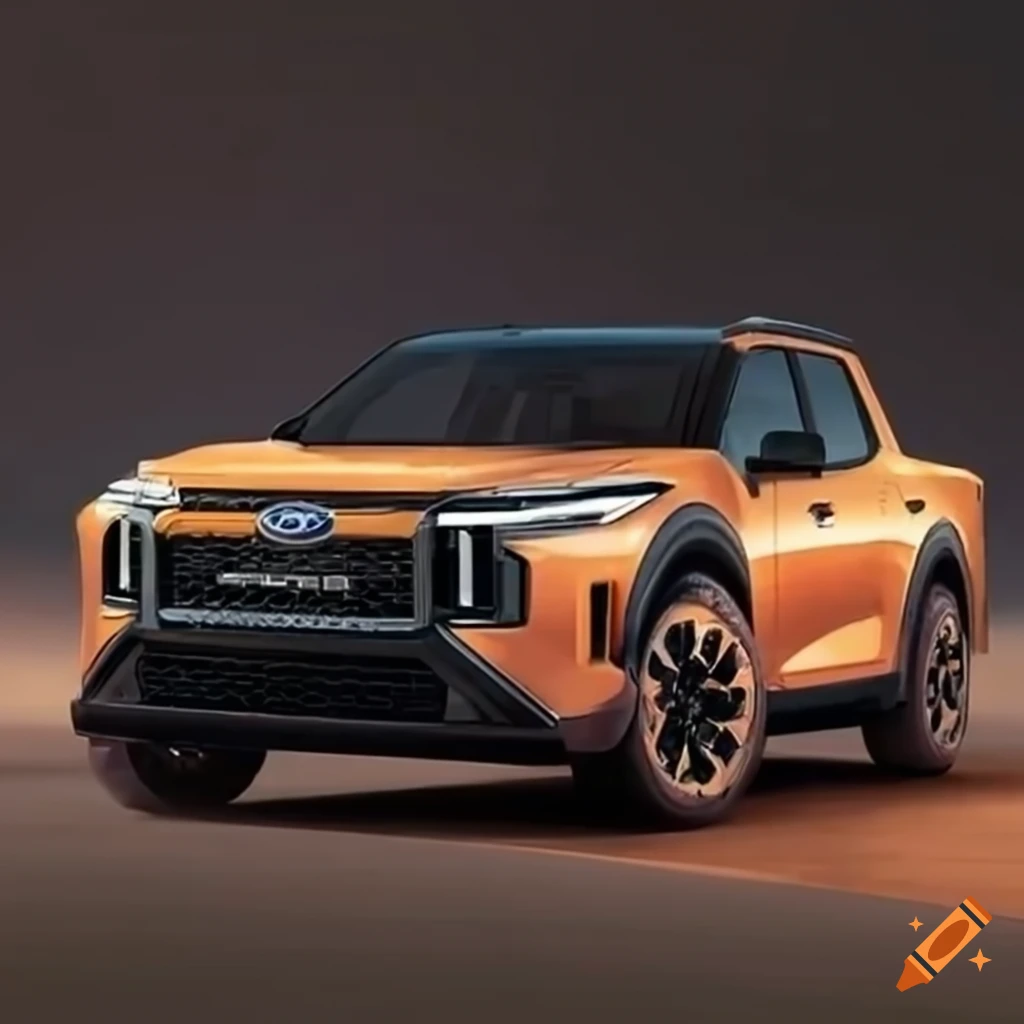 Electric Toyota pickup truck concept with design based on 2024 Land Cruiser