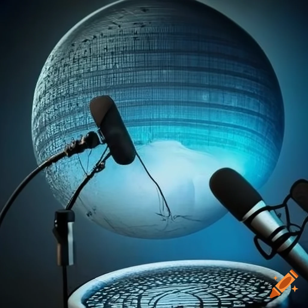 Podcaster and ChatGPT discussing the public sphere in a radio station