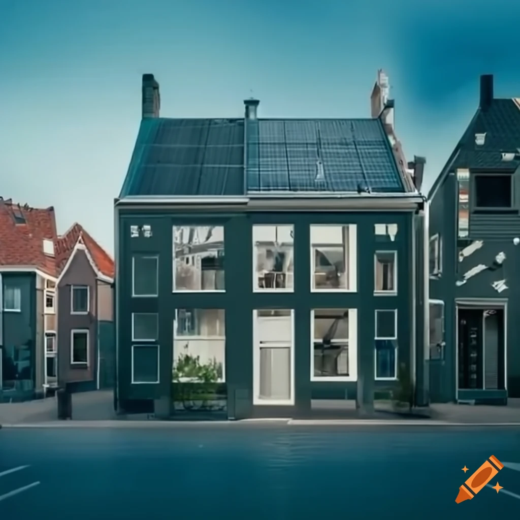 Homes in the Netherlands with solar panels