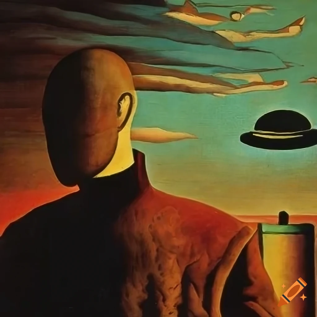 Science Fiction magazine cover featuring a nonbinary human observing the Celestial veil