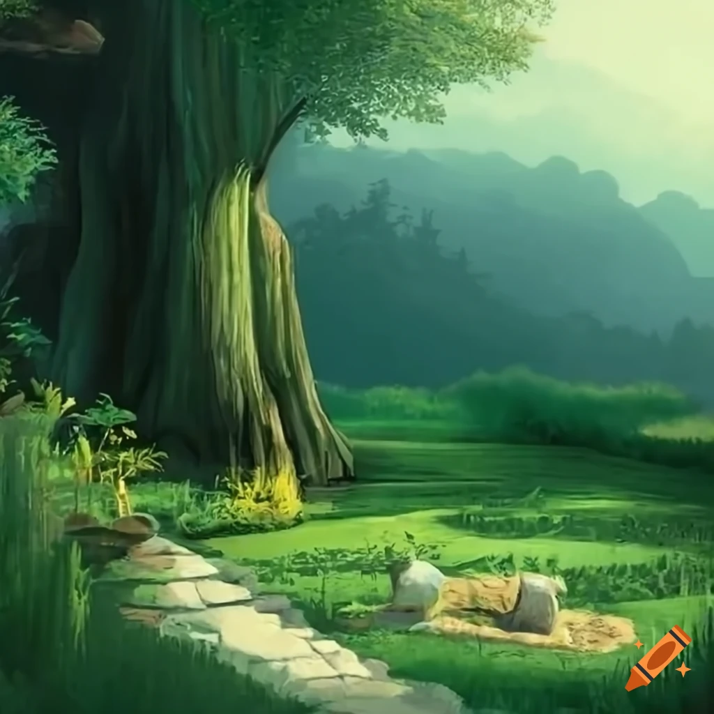 Everdell landscape view on Craiyon