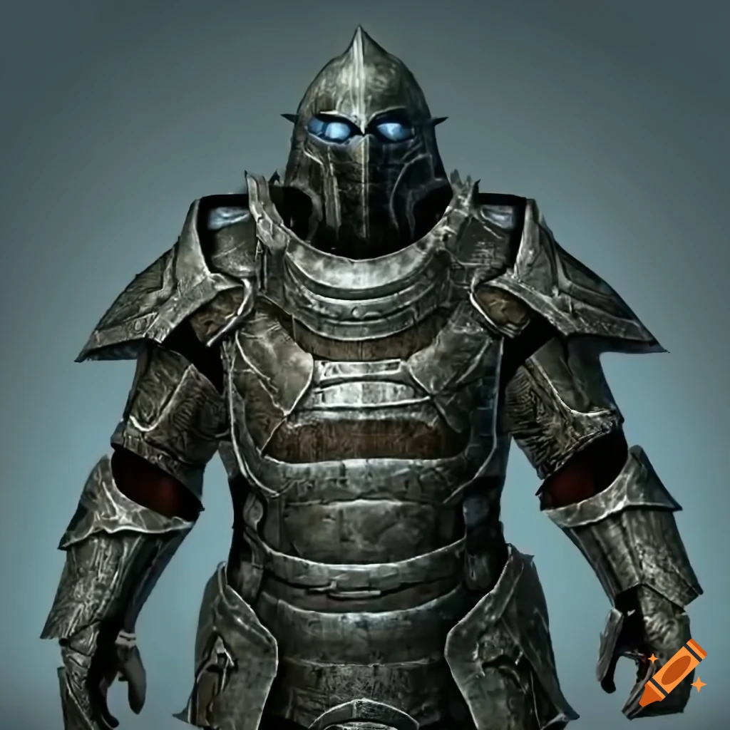Skyrim steel soldier power armor on Craiyon