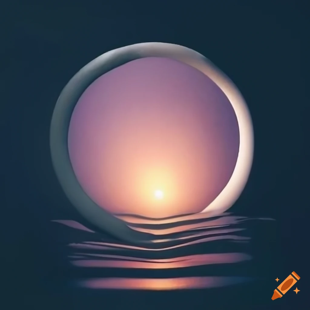 Tranquil Zen circle symbolizing inner peace and harmony