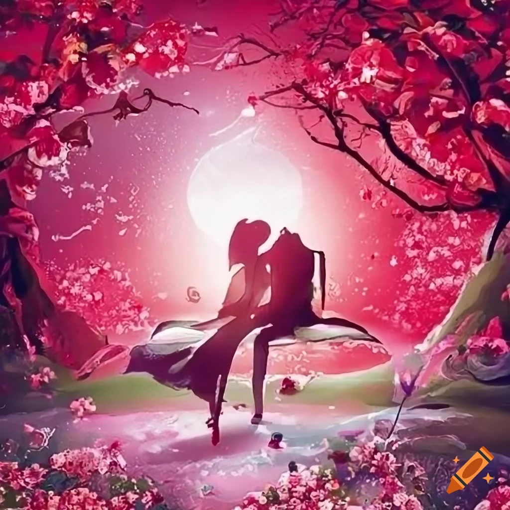 Leaflet design for romantic calendar