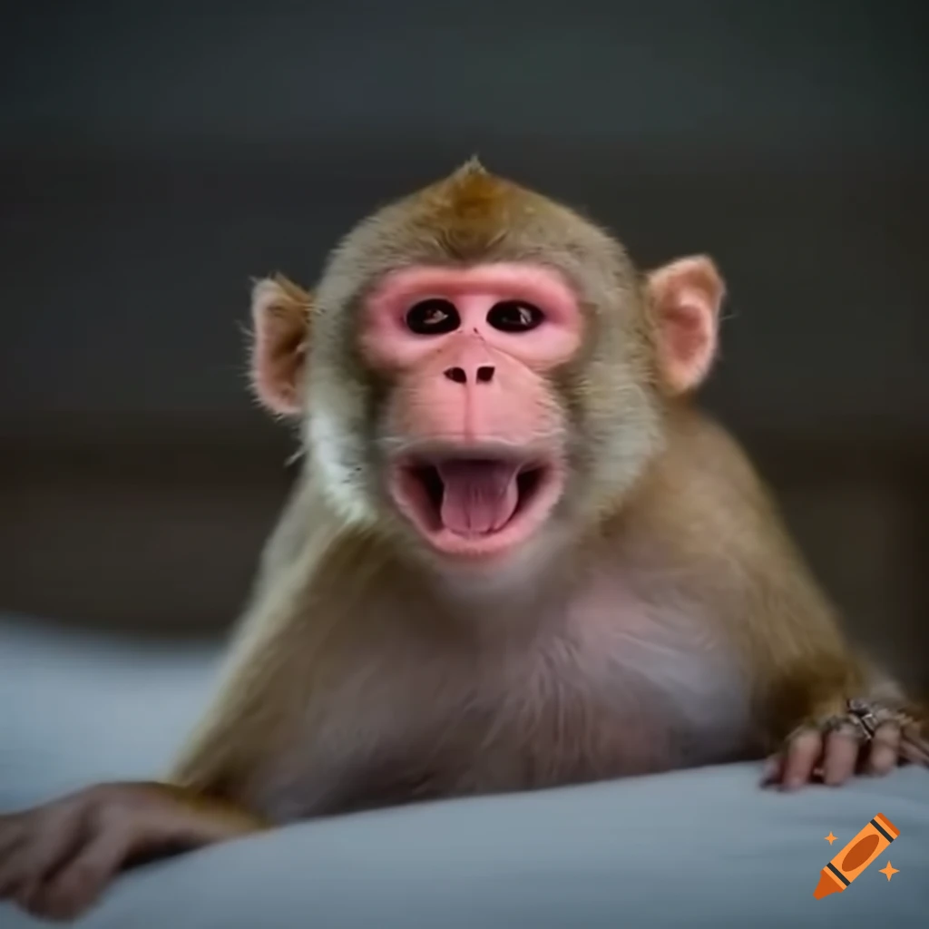 Monkey wearing pajamas clearance