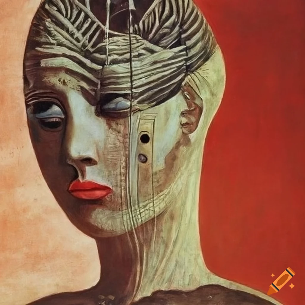 Science fiction pulp magazine cover with a nonbinary human in a futuristic setting