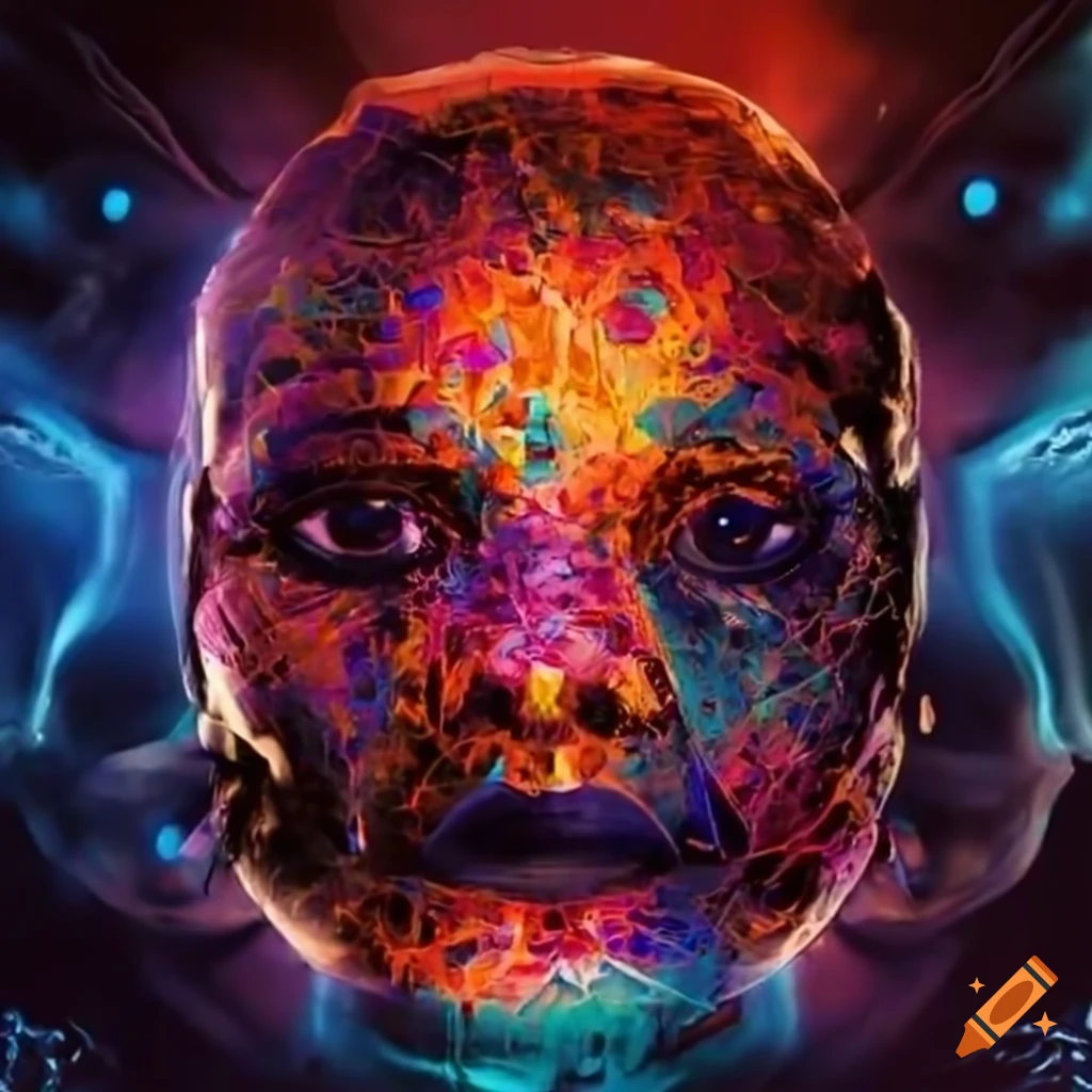 Abstract integrated design on Craiyon