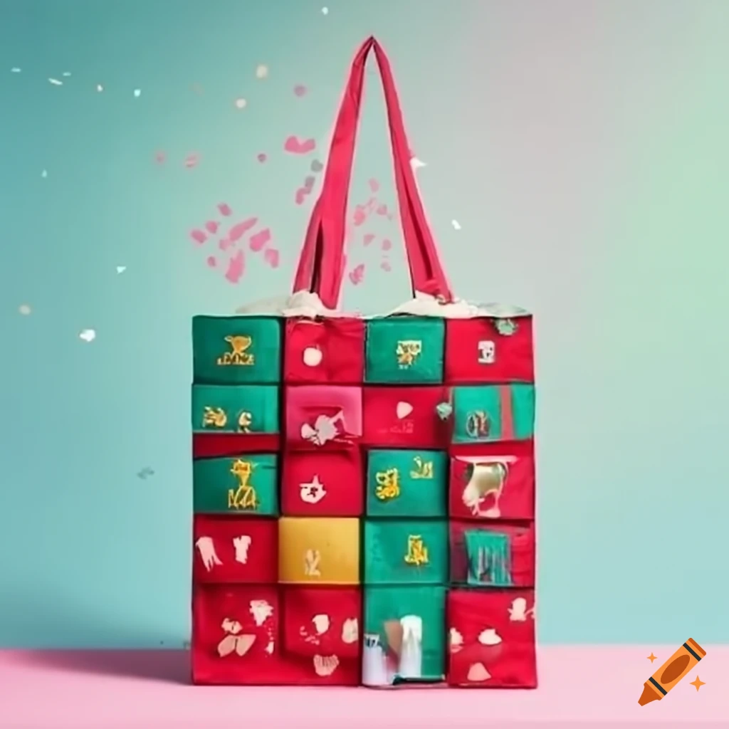advent-calendar-fabric-tote-bag-for-products-on-craiyon