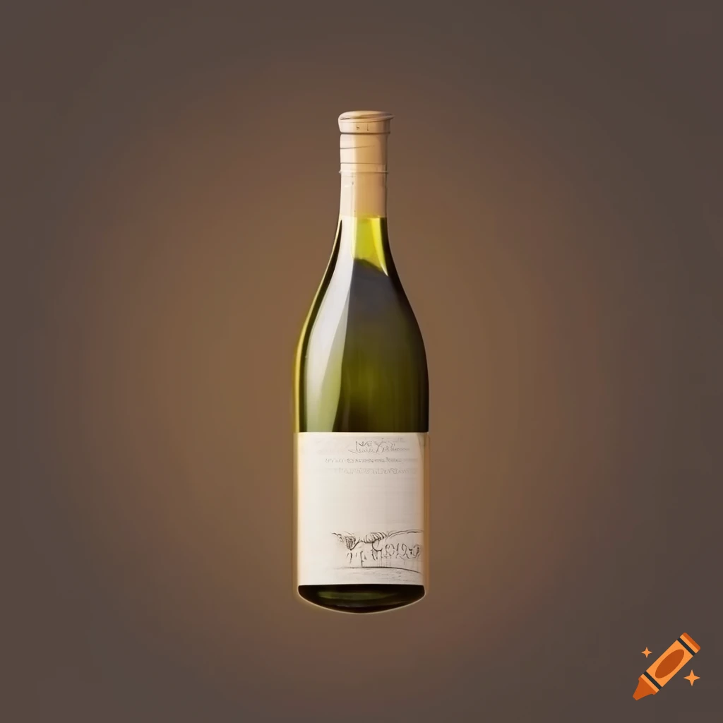 Elegant label design for Chardonnay wine from Willamette Valley, Oregon