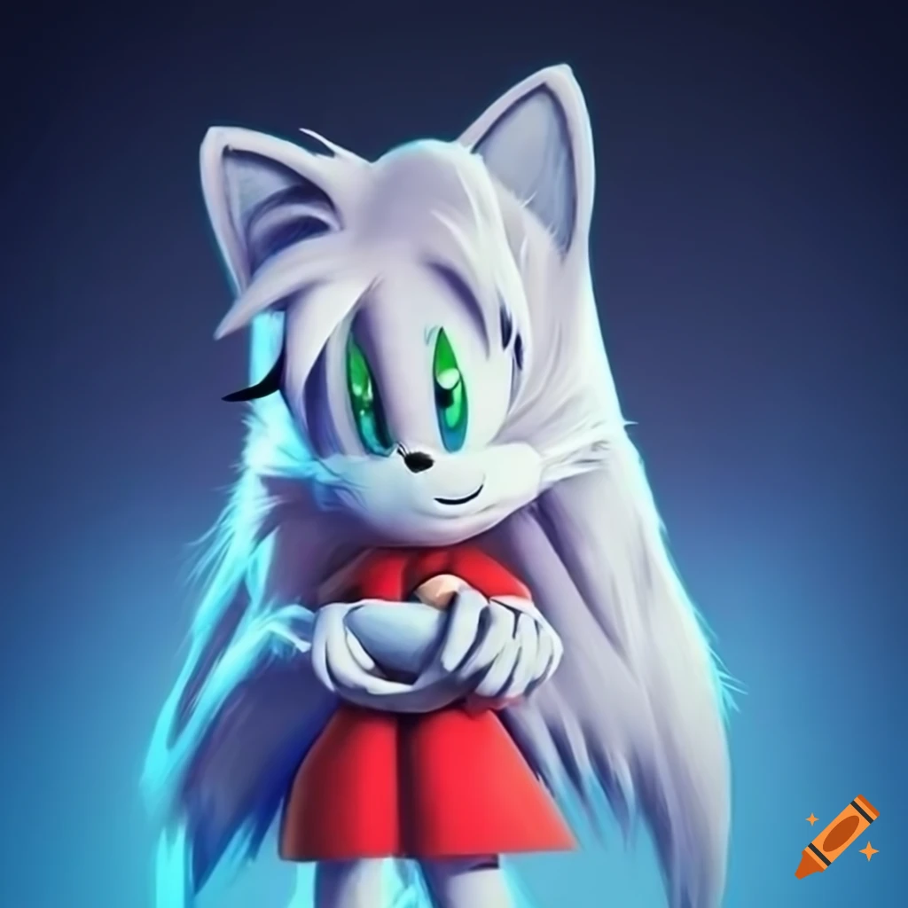 Imaginative female version of tails the fox with unique fur colors and ...