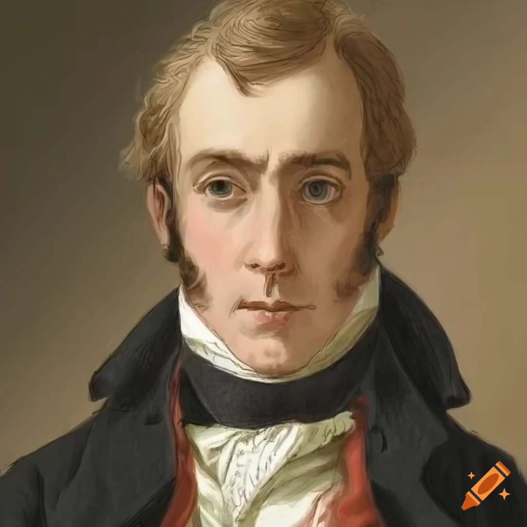 Portrait of a British gentleman from the 1810s on Craiyon