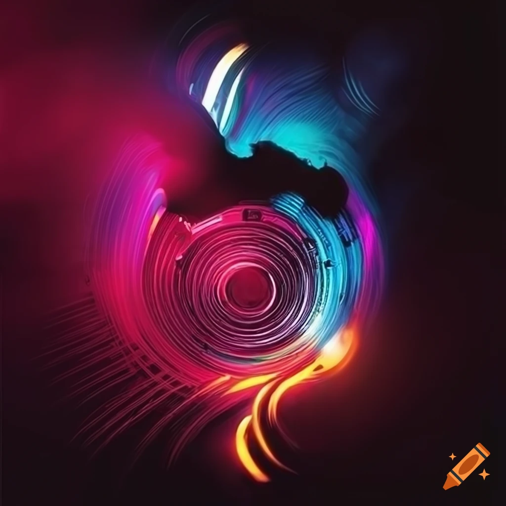 electronic-music-album-cover-on-craiyon