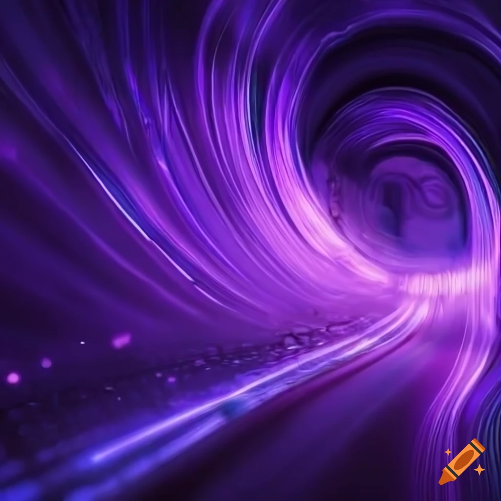 Cyber ethereal light background in high definition 4k with purple tones ...
