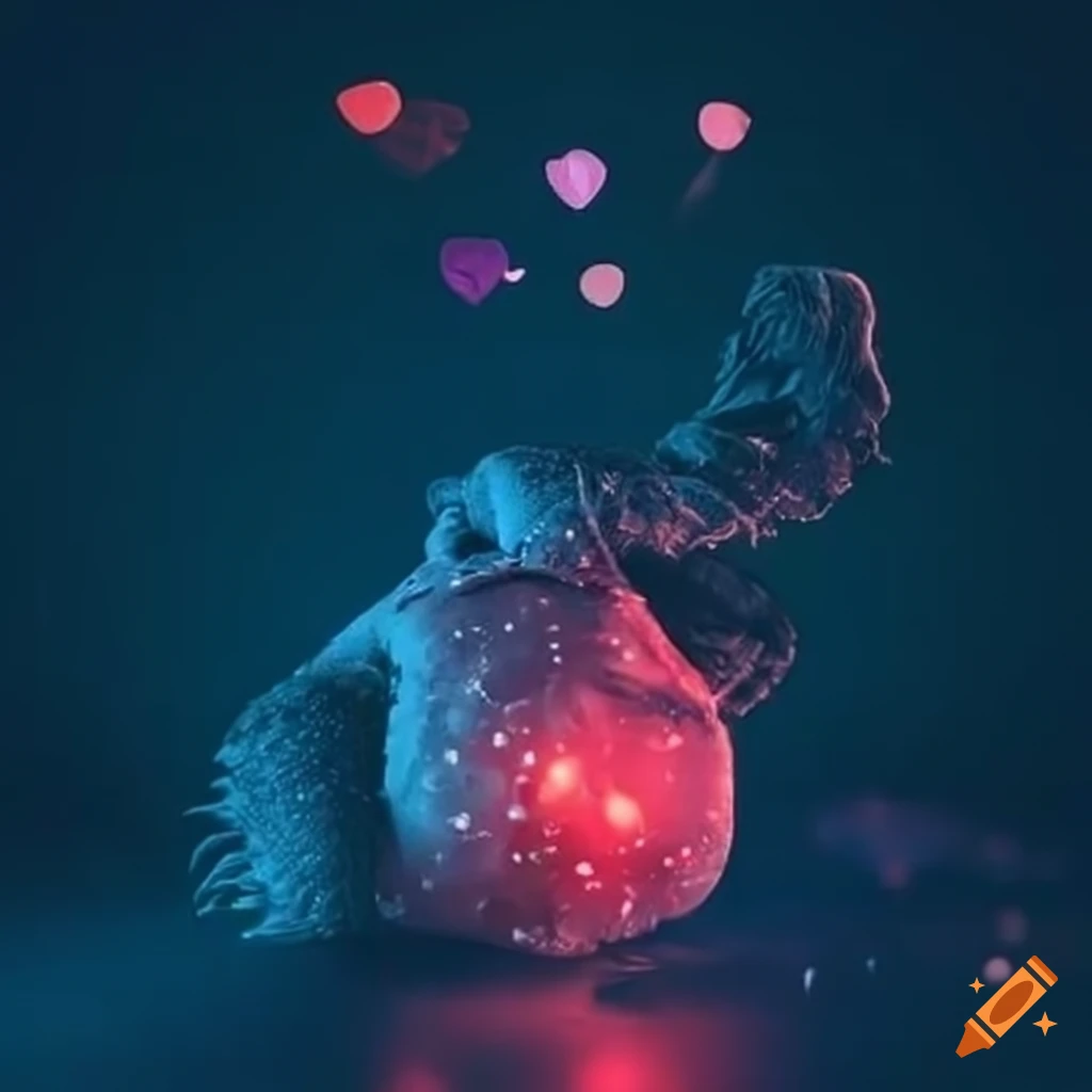 Concept of self love and warmth