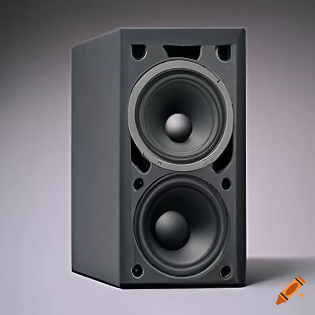 Custom speaker system with 3-8 inch woofers, 2-6 inch speakers, and 2-4 inch tweeters in a rectangular box