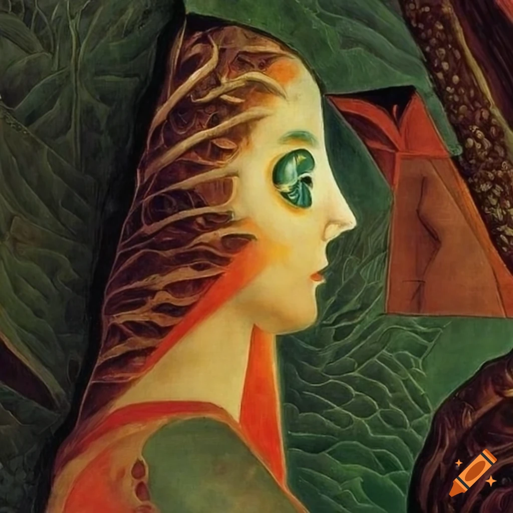 surrealist-painting-by-remedios-varo-with-women-tree-and-paolo