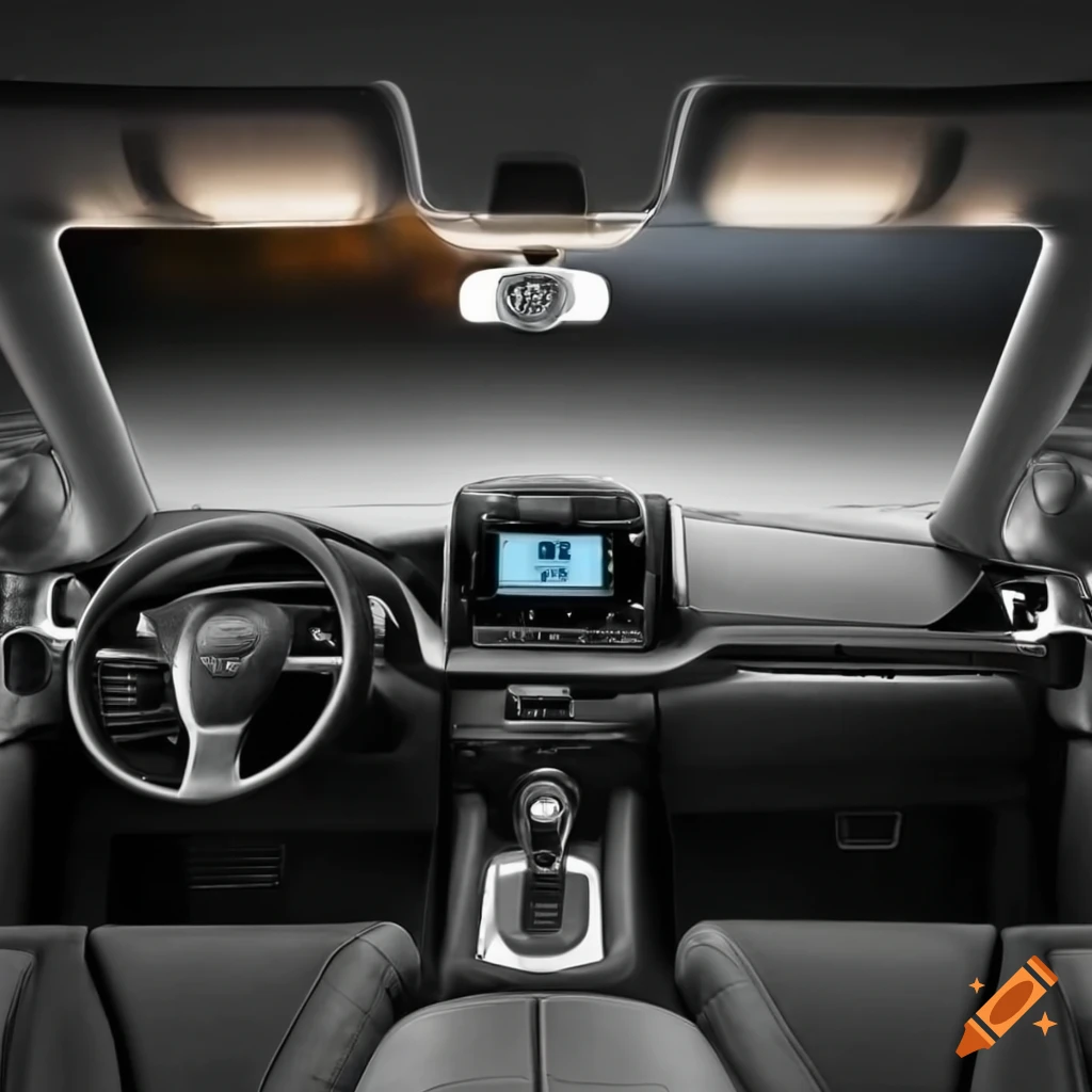 Labrador dog driving a car on Craiyon