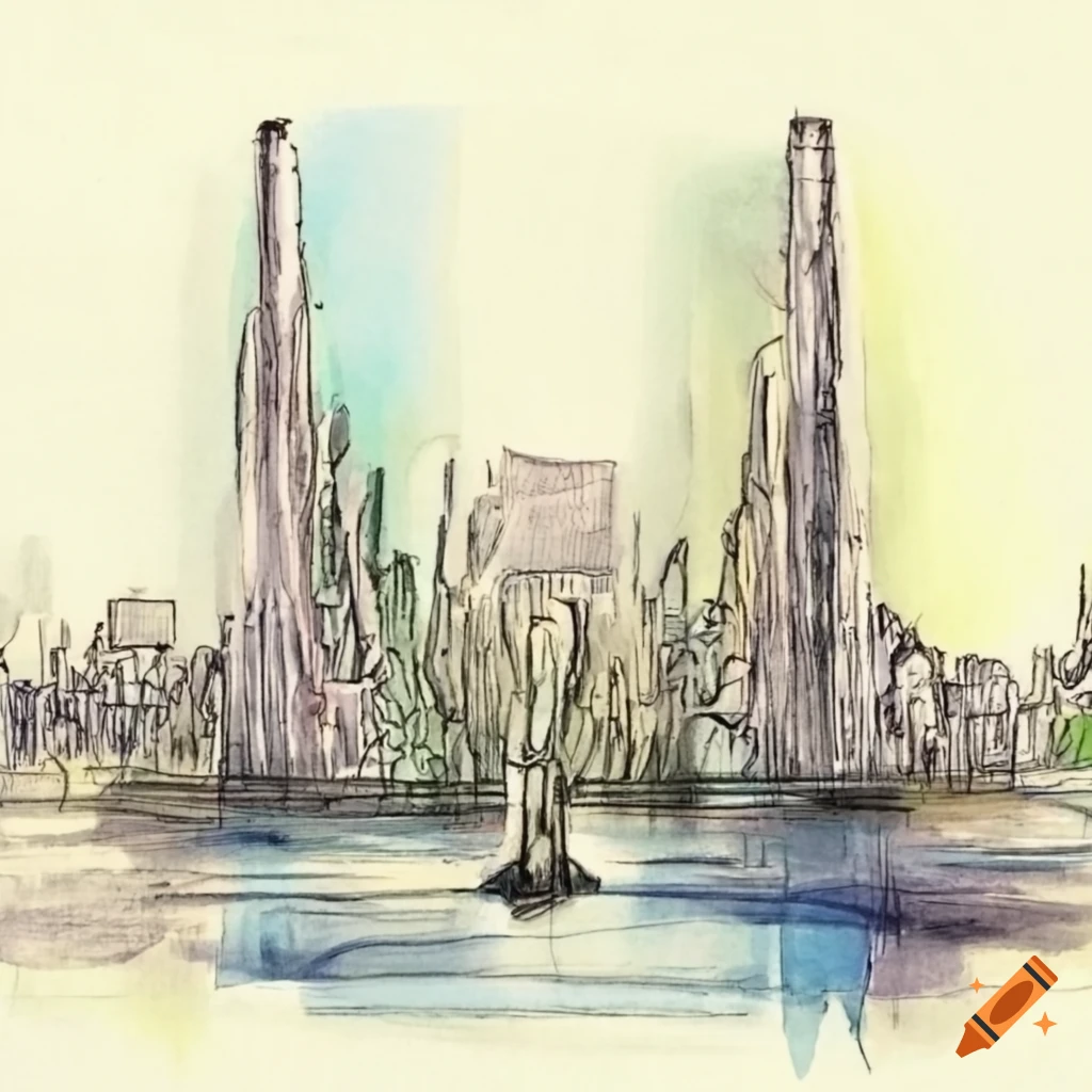 Utopia concept illustration on Craiyon