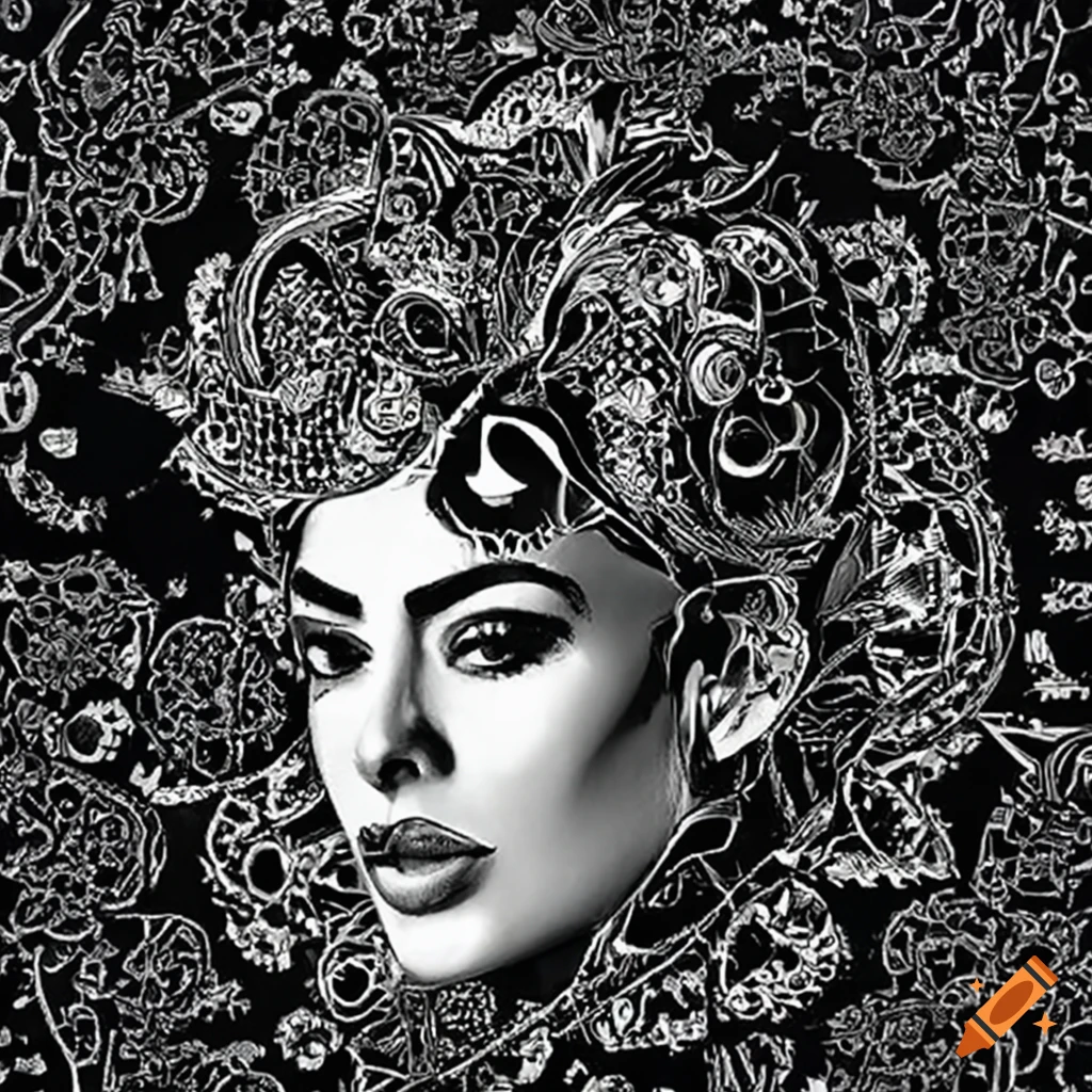 Intricate art featuring iconic women illustrations by jack kirby on Craiyon