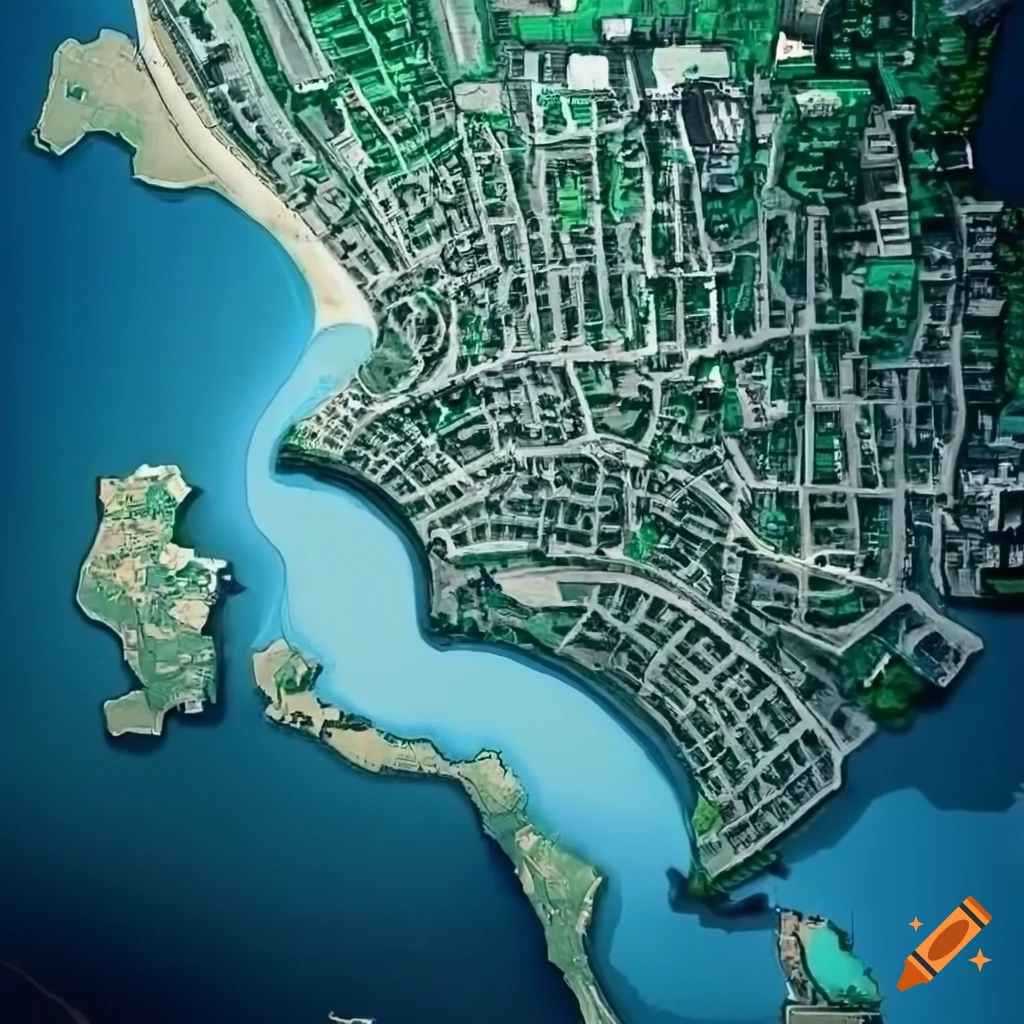 City maps on Craiyon