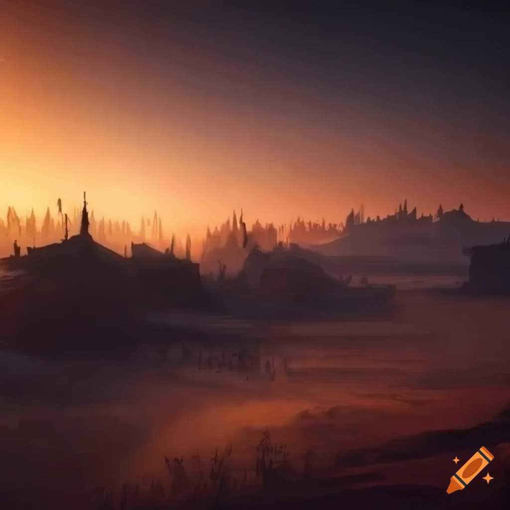 Kenshi game dusk landscape wallpaper