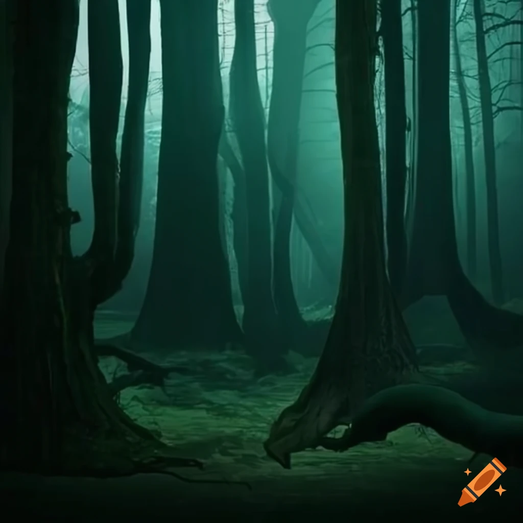 Deep forest on Craiyon