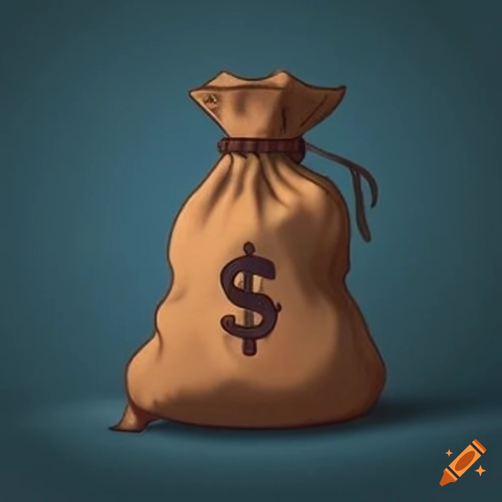Medieval leather money sack