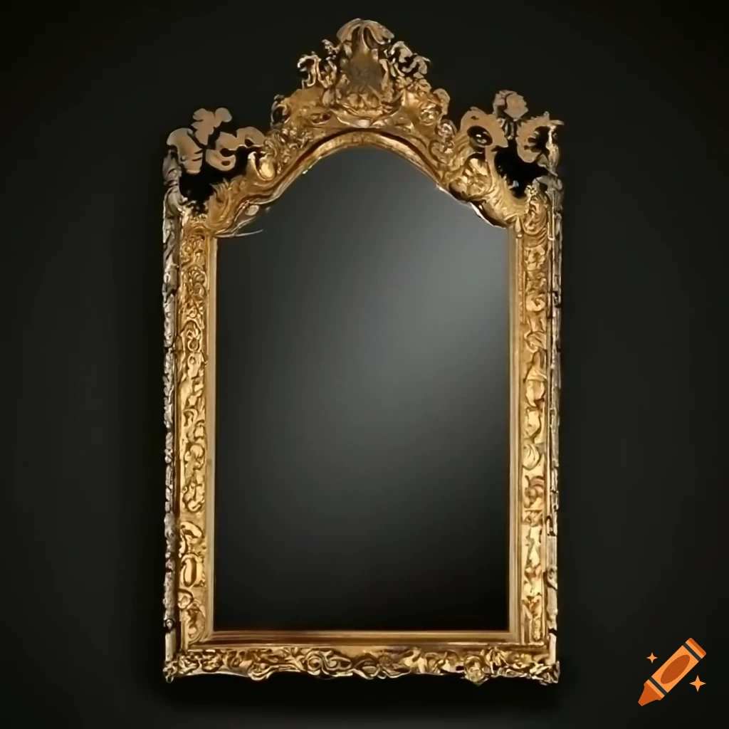 Victorian mirror broken