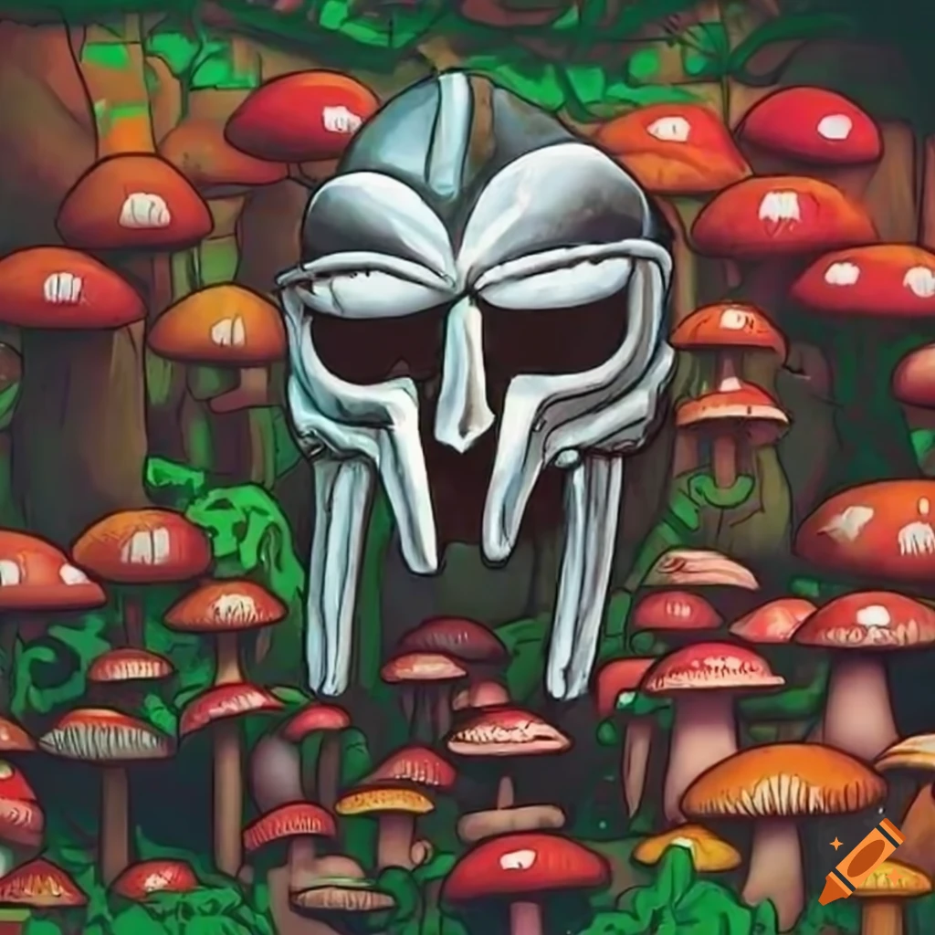 Mushroom forest inspired by MF DOOM