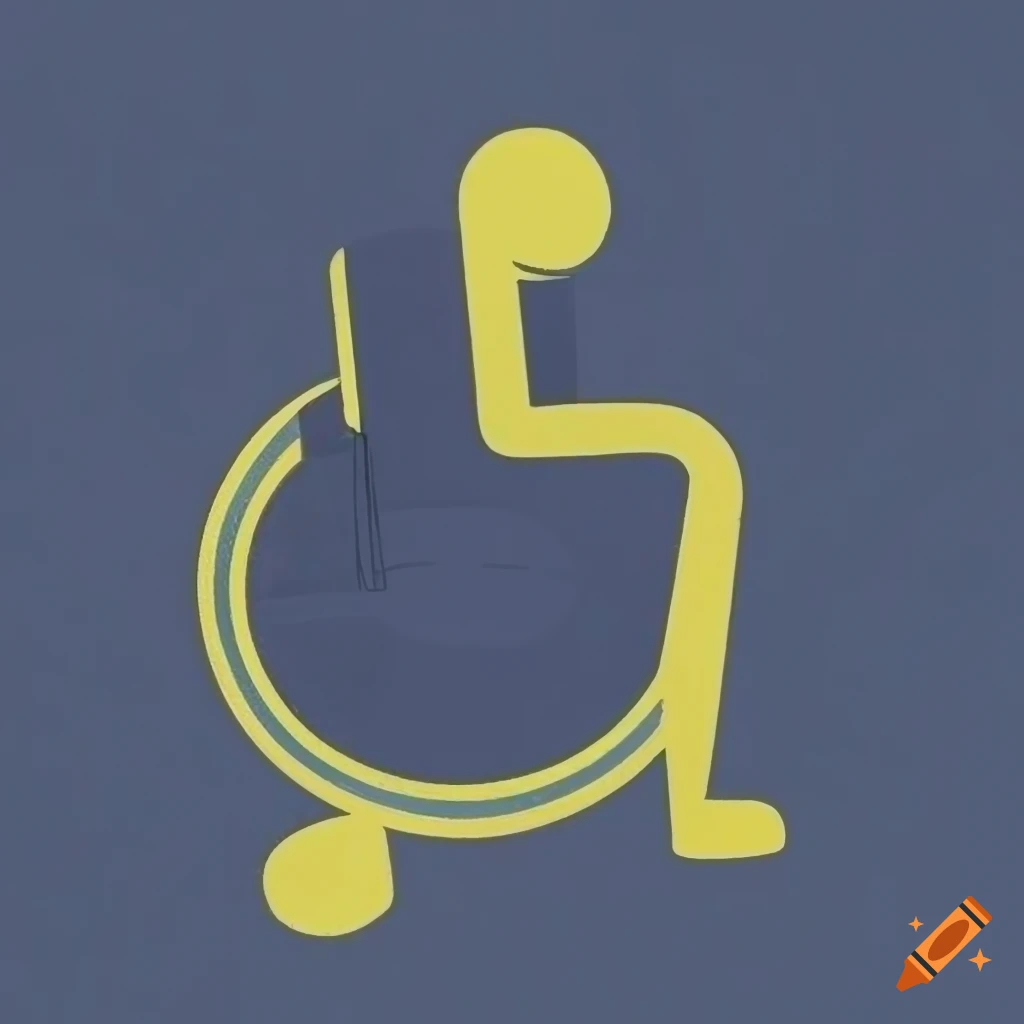 Cover design showcasing disability access symbols on a paved road