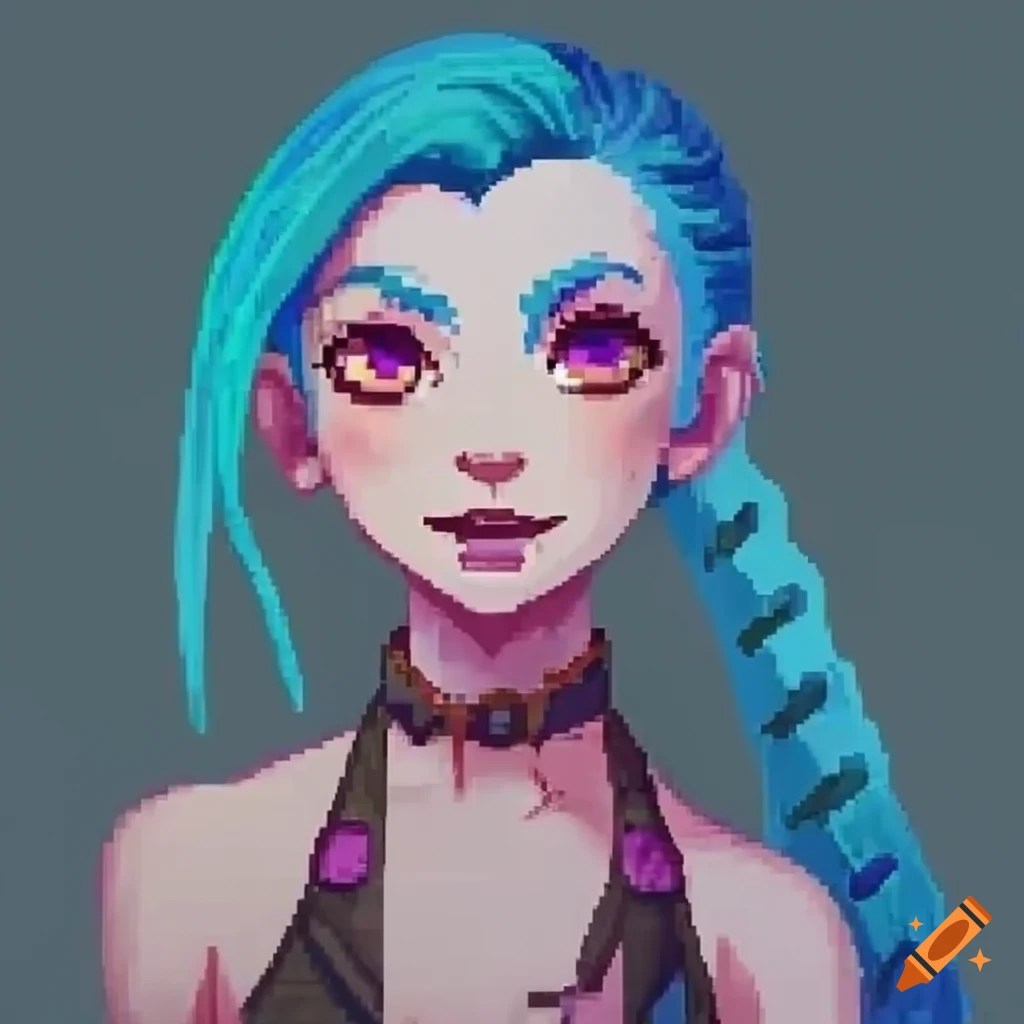 jinx-with-neon-blue-hair-in-stardew-valley-style-on-craiyon