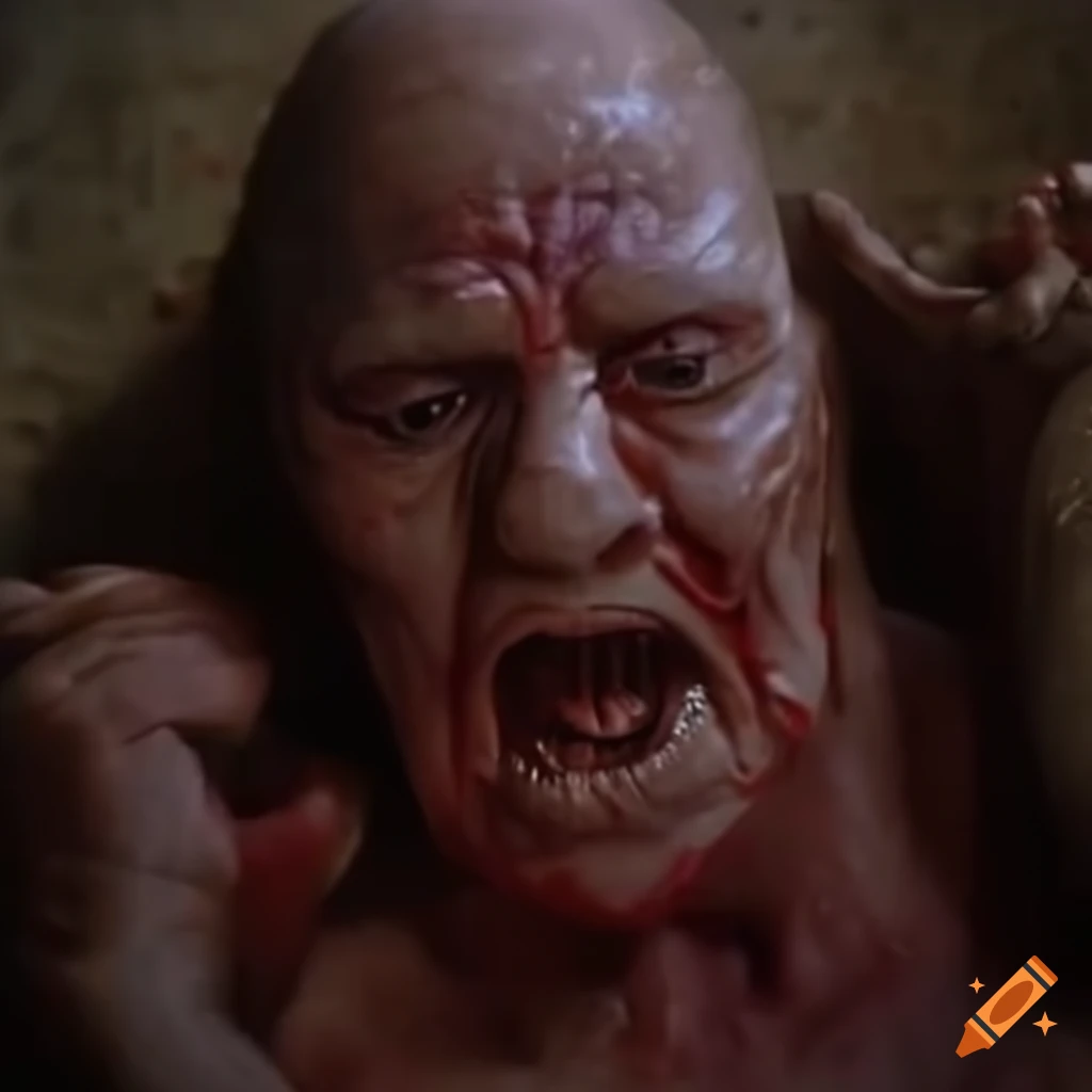 80s horror sludge rotting body horror