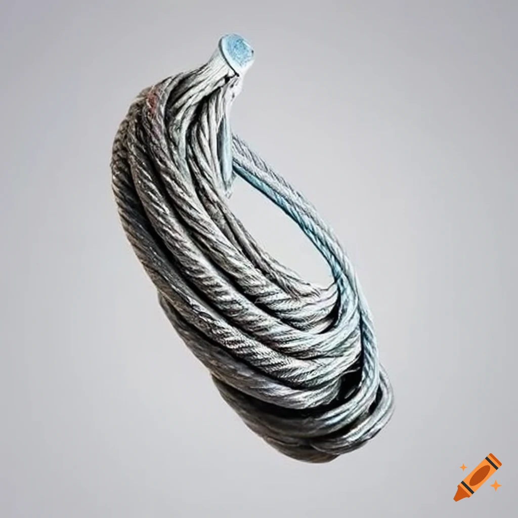Steel wire rope and lifting accessories on Craiyon