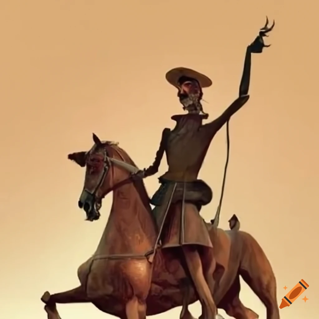Don Quixote and Sancho Panza, iconic characters of Cervantes in Spanish literature