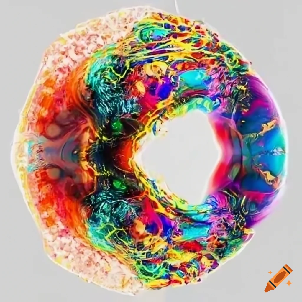 Abstract and dynamic visual representation on Craiyon
