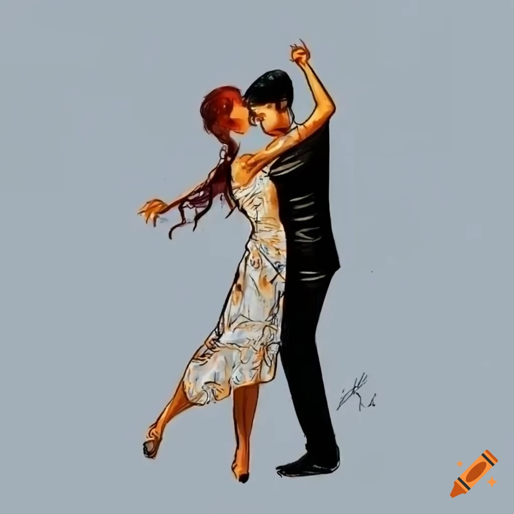Couple dancing the Zamba Argentina