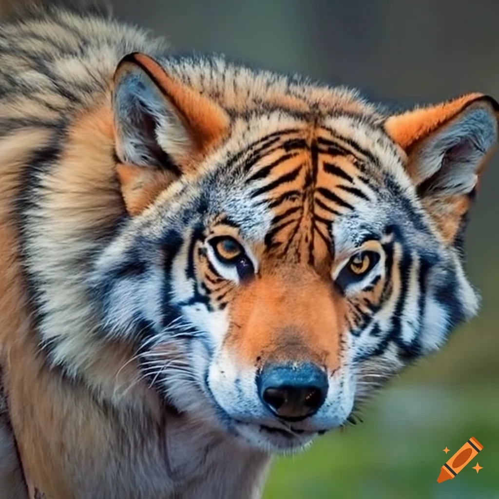 Wolf tiger hybrid