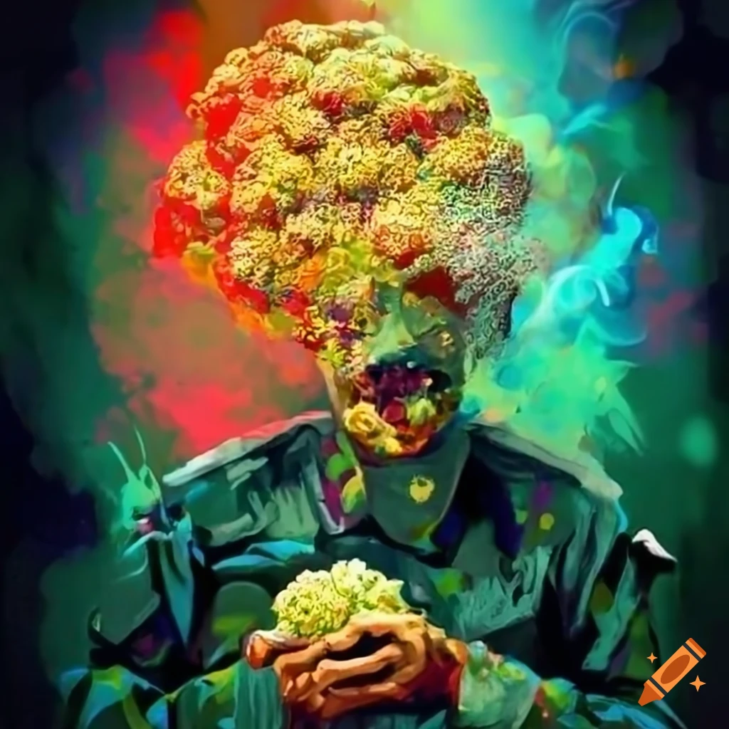 brave-military-leader-smoking-a-broccoli-on-craiyon