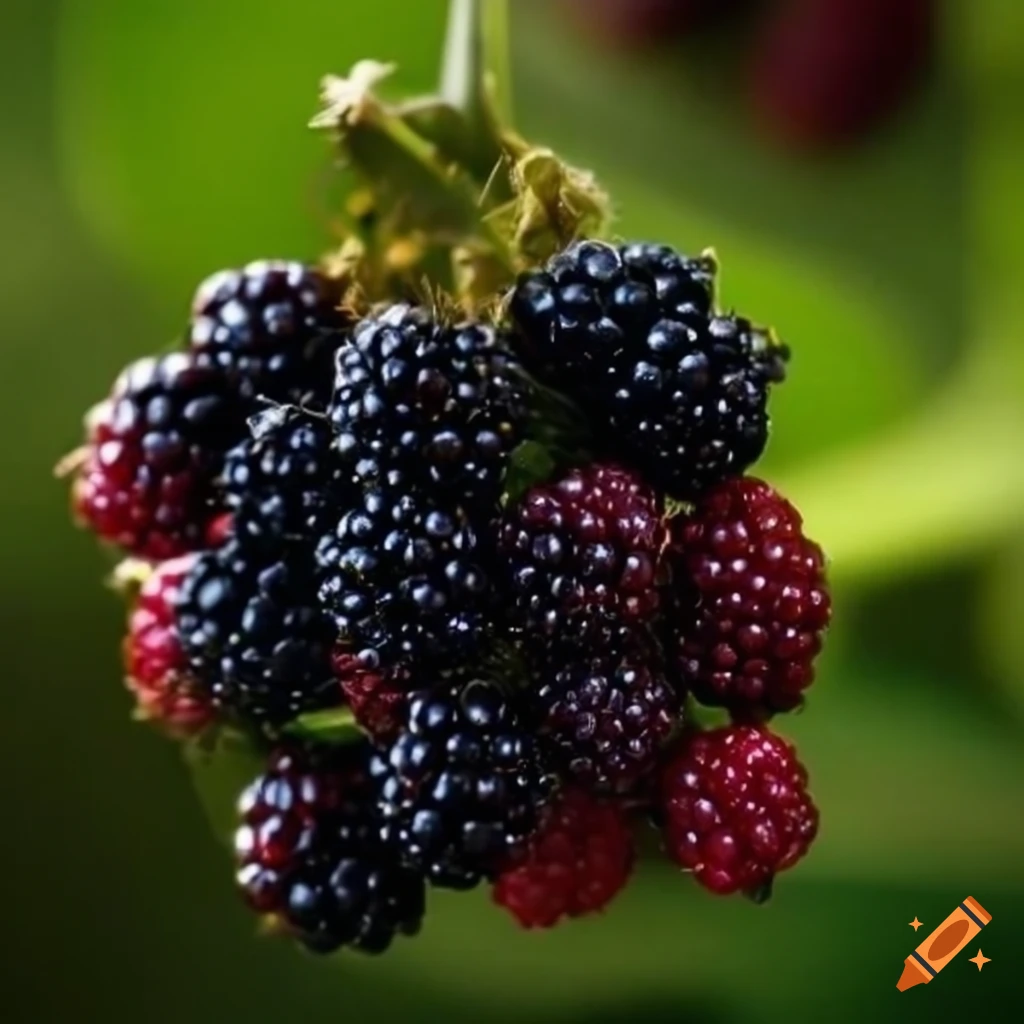 Abundance of blackberries