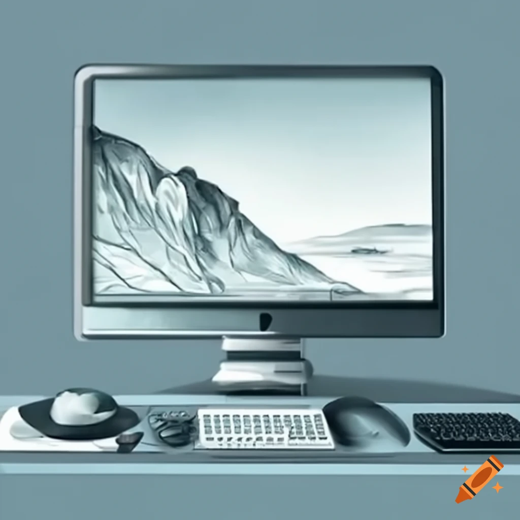 Sleek and clutter-free iMac desktop setup with modern accessories