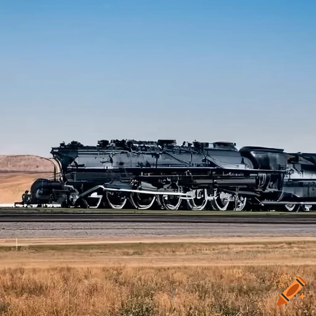 Union Pacific Big Boy steam locomotive No. 4014 in action