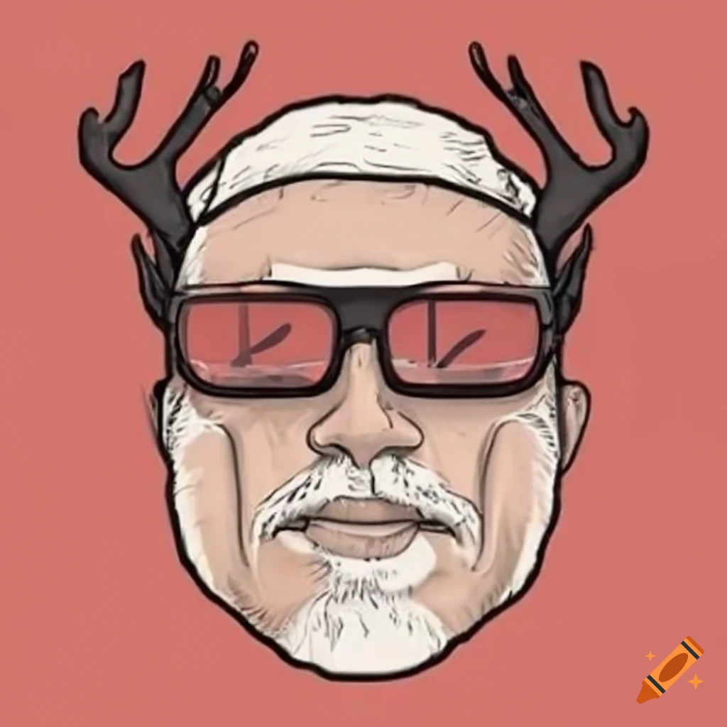 Red tiger design on Cervino glasses